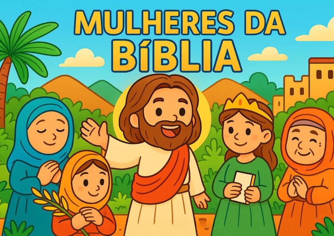 Mulheres da Bíblia para colorir