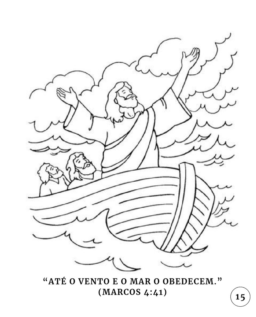Desenho de colorir Meu Amigo Jesus